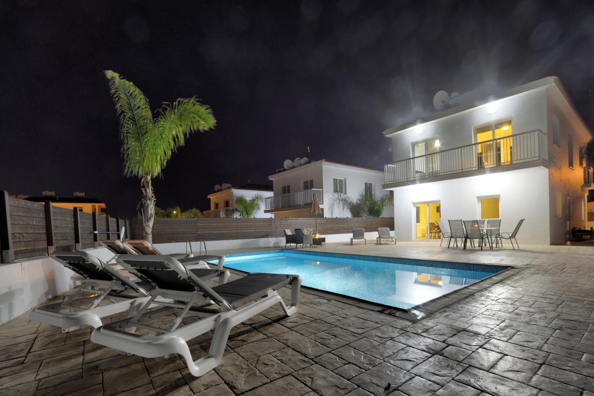 Nissi Villa Ourania Agia Napa Exterior foto